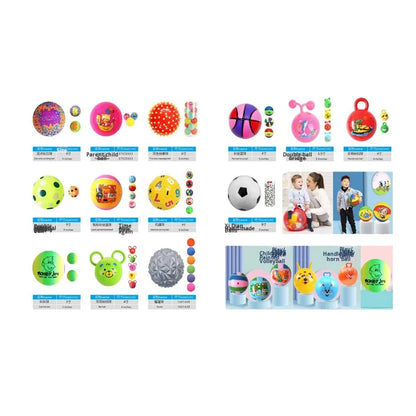 Fox Jumping Horse Pvc Inflatable Thickened Hopping Horse Children's Small Ride-On Toy for 2-4 Years Old