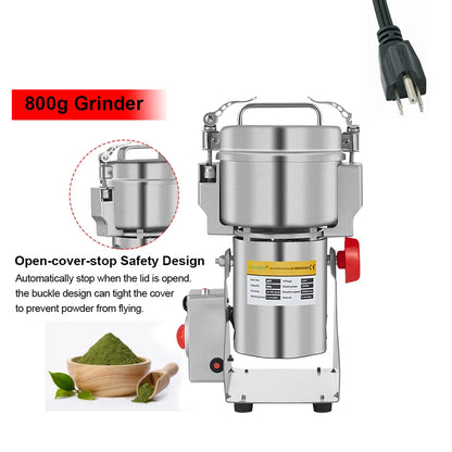 BioloMix 800g 700g Grains Spices Herbals Cereals Coffee Dry Food Grinder Mill Grinding Machine Gristmill Flour Powder crusher
