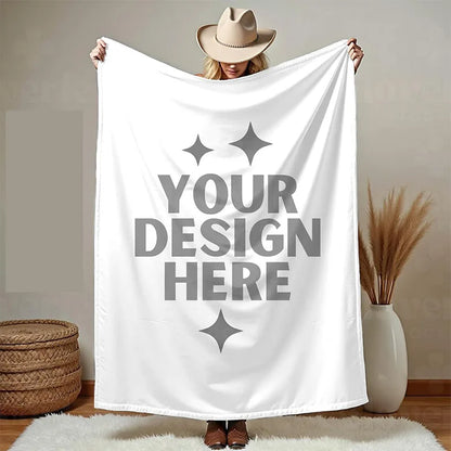 Wholesale 30X40inch Polyester Minky Dot Baby Blanket for Baby Sublimation Fleece Blanket  Minky Dot Baby Blanket