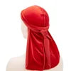 Elastic Satin Durag, Long Tail Pirate Cap for Men & Women, Silky Smooth Hair Wrap & Wave Builder