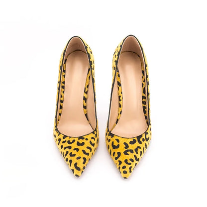 Chaussures Femmes Zapatos De Mujer Women Sexy Dress Shoes Leopard Print Pointy Toe Classic Thin High Heels Ladies Stiletto Pumps