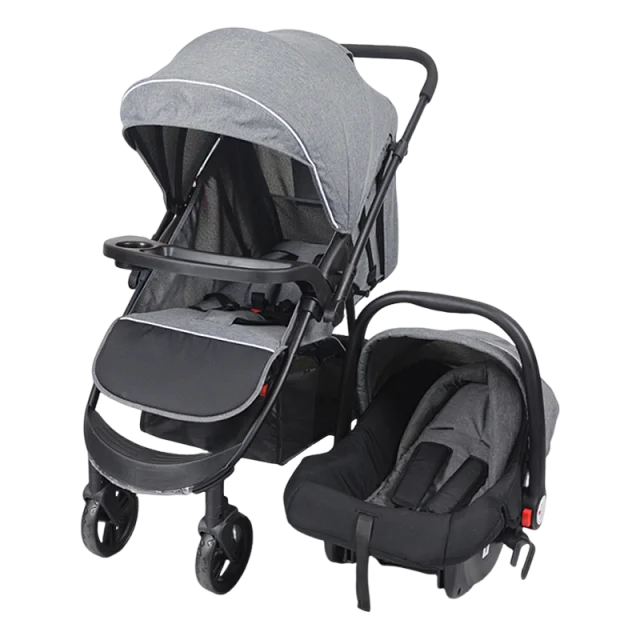 Wholesale Folding Prams and 2 in 1 Be-directional Baby Stroller with Car Seat for Toddler