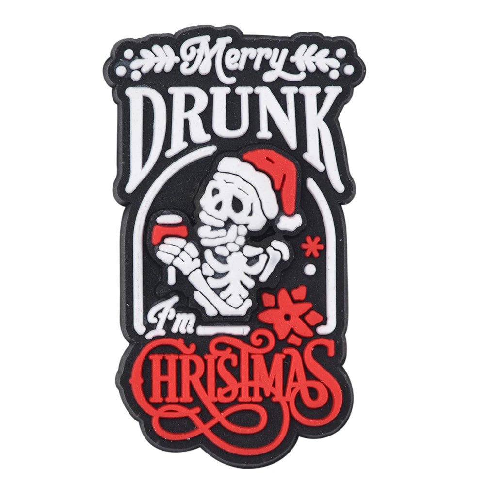 2026 New Set Custom Rubber Shoe Clog Mexico Food Drink Charms for Decoration Christmas Gift Accessory Package