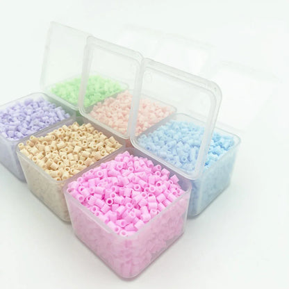 2.6mm Mini Beads/1200pcs/Box Packing Hama Beads Easy to Store For Kids Perler Iron Beads Fuse Handmade Gift Children Toy