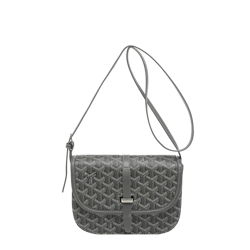 2026 Summer New Fashion French-Style Crossbody Shoulder Bag Unisex Printed Polyester Lining Bag