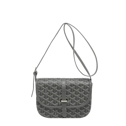 2026 Summer New Fashion French-Style Crossbody Shoulder Bag Unisex Printed Polyester Lining Bag