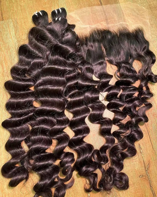Wholesale Cambodian Raw Loose Curly Hair Extensions 100% Raw Cuticle Aligned Burmese Curly Human Hair Bundles Vendor