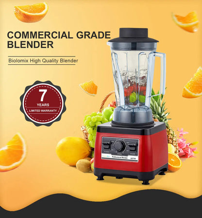 BioloMix【7 Years Warranty】BPA Free Heavy Duty Commercial Grade Blender Professional Mixer Juicer Ice Smoothies Peak 2200W