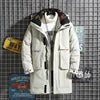 Couple Thick Hooded Long Men Winter Coats Duck Down Jacket Puffer Coat Men's Outdoor Down Coat Hooded Jacket