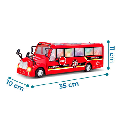 Large Plastic ELEGATE Fire Truck Educational Fun for Kids Model JUG.Q29-4
