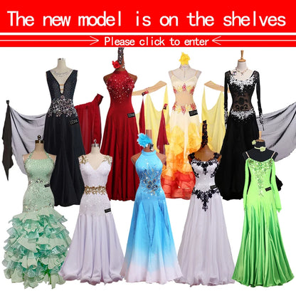 New professional Latin dance competition performance dress with sea blue tassel short open waist sparkling diamond dance skirt