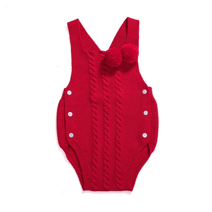 new Pettigirl Red Color Baby Popular Romper Popular Romper Baby Two-pieces Set for 6M-3Y Boys and Girls 1BAG=1PCS