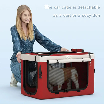 (Ready to Ship) Cheap Wholesale Manufacture Pet Stroller Detachable Carrier Multipurpose Dog Stroller with Private Space