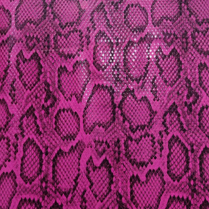 A-4109 PU Artificial Snake Skin Print Glossy Fabric Eco-Friendly Synthetic Leather for Bags Sofa Customization for Furniture