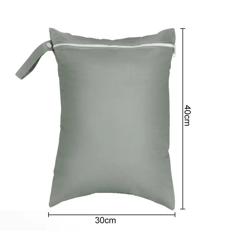 30*40Cm Swim Bags Cloth Reusable Washable Diaper Wet Bag With Single Pockets Dry and Wet Zippers Waterproof Bag for Travel