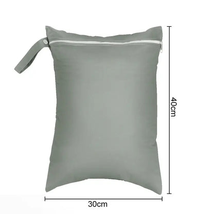30*40Cm Swim Bags Cloth Reusable Washable Diaper Wet Bag With Single Pockets Dry and Wet Zippers Waterproof Bag for Travel