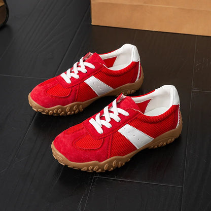 Thick-Soled German Training Women 2026 Autumn Versatile Sports Shoes Fashionable Soft-Soled Breathable Mesh Forrest Gump Shoes