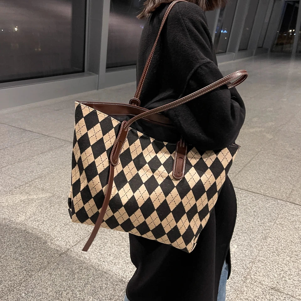 MLingge Texture Large Capacity Girl 2022 New Women's Bag Shoulder Underarm Tote Bag