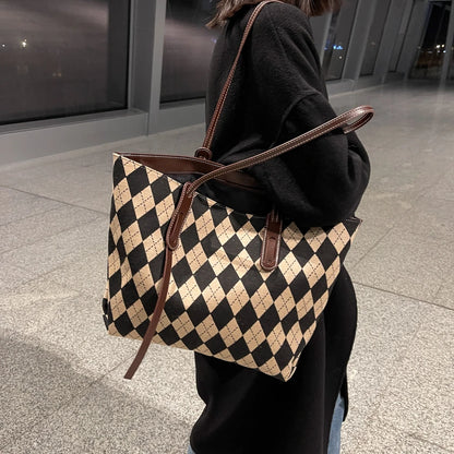 MLingge Texture Large Capacity Girl 2022 New Women's Bag Shoulder Underarm Tote Bag