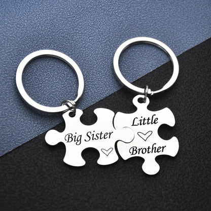 Brother Sister Keychain Set Gifts Christmas Birthday Gifts Family Gifts for Sisters Brothers