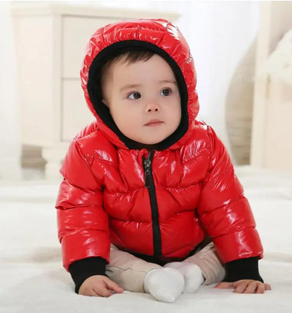 Baby Down Jacket Baby Cotton-padded Coat Boys Girls Clothing Child Winter Thickening Boys Girls Outwear