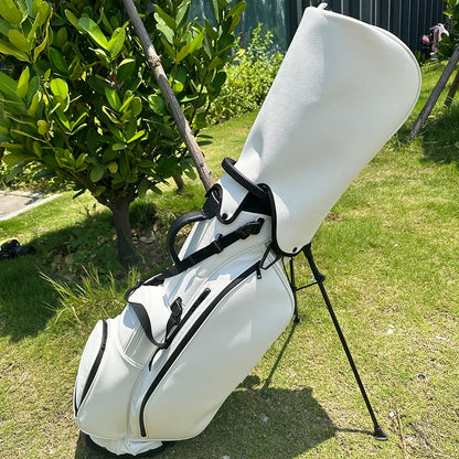 ASL GOLF Custom logo Blank Pu Leather Disc Wholesale White Black Golf Bag Waterproof Pouch Attachment Stand Golf Bags