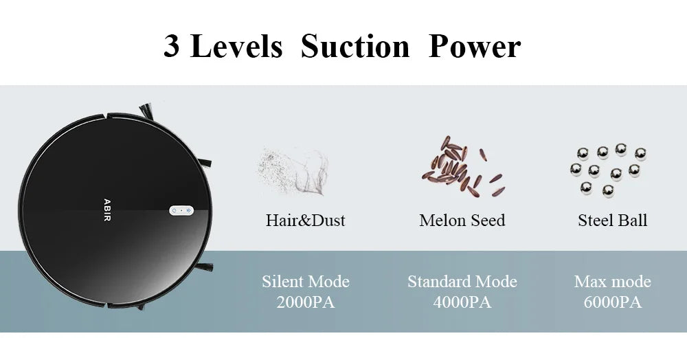 Robot Vacuum Cleaner G20S, 6000Pa Suction,Remote Upgrade, 2 in1 Wet Dry Mop, Wifi App, Smart Vaccum Auto Floor Washing for Home,