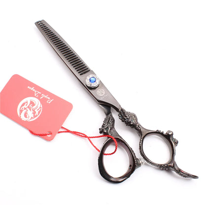 Hair Scissors 5.5" 6.0" 440C Purple Dragon Hairdressing Scissors Cutting Shears Hair Thinning Shears Professional Scissors Z9004