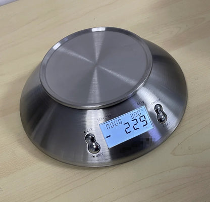Bowl Stainless Steel Kitchen Scale 5KG 1.8L Digital Nutrition Food Weighing Scale