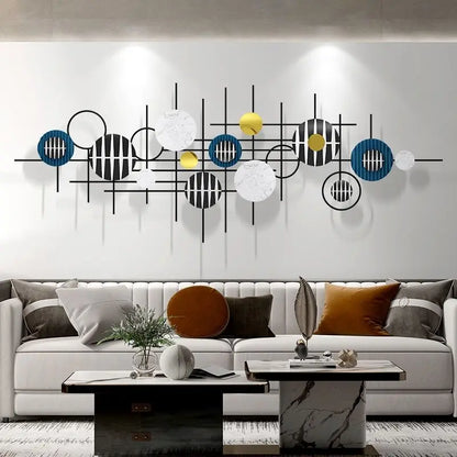 150X56CM Luxury Modern Metal Handicraft Art Decorations Living LIVE ROOM Wall Decor Hanging Home Hotel Wholesale Dropshipping