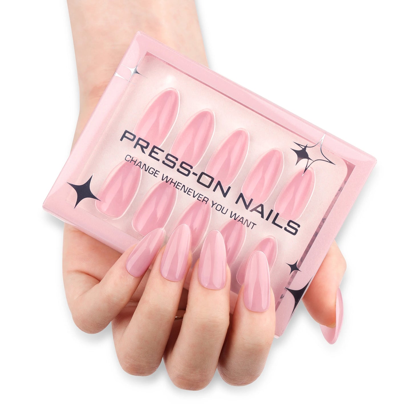 Solid Color press on nails wholesale short fake nails high quality false nails acrylic pmma  custom label Drop Shipping