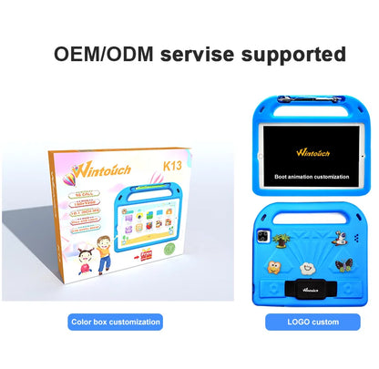 Wintouch 10 Inch Children Learning Tablets 2GB 32GB Pre-Installed Educational APP Tablet Pc 1280*800 Screen Kids Tablet