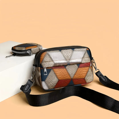 Factory Wholesale Ladies Geometric Patterns Fashionable Girls Bags Single-shoulder Bags for Women