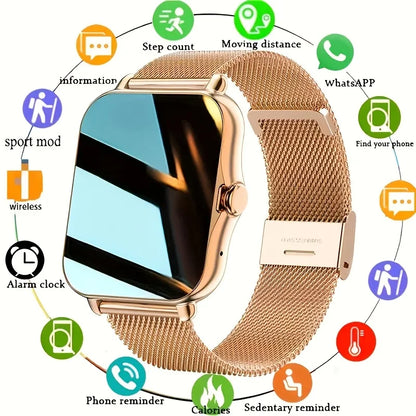 2025 Popular Smartwatch, Wireless Calling and Dialing, Various Sports Modes, Incoming Call Alerts and Rejection, Message