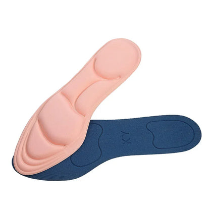 Shoe Insoles Arch Support Insoles Breathable 5D Sponge Barefoot Comfort Insoles and High Heel Inserts
