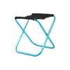 Portable Outdoor Camping Aluminium Alloy Folding Stool 220lbs Load Bearing for Fishing Barbecue & Garden Use
