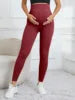 3042  High Quality Nylon Seamless Maternity Yoga Pants Pregnant Women Gym Sport Supporting Abdomen Pregnant Workout Leggings