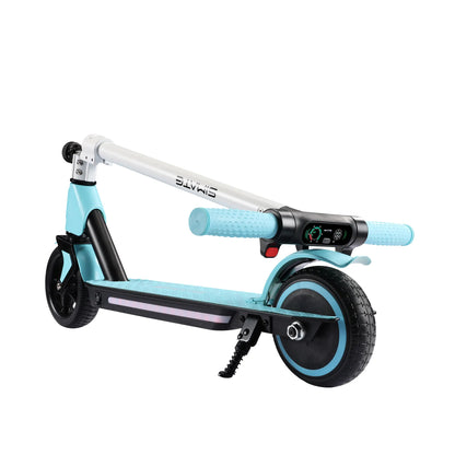 Simate S2 LED Anzeige Kinderroller Bunte Lichter Elektro-Kinderfahrzeug Metal Blue/Pink/Black Farben Fr Kinder Im Alter Von