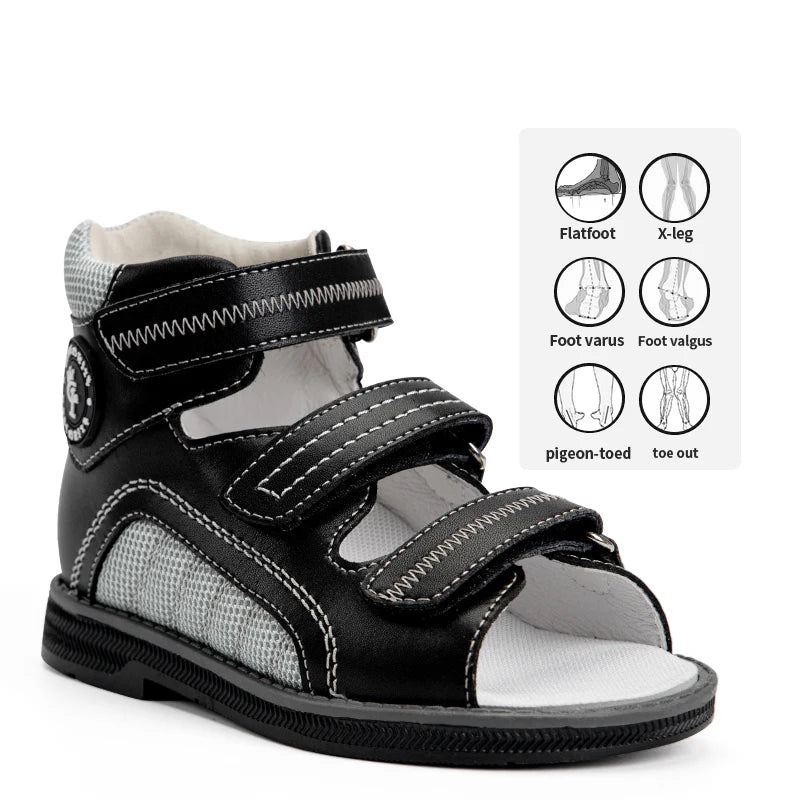 Princepard  Children's Orthopaedic Mesh Sandals Shoes Thomas Sole With Arch Support for Toddlers Size 22-35