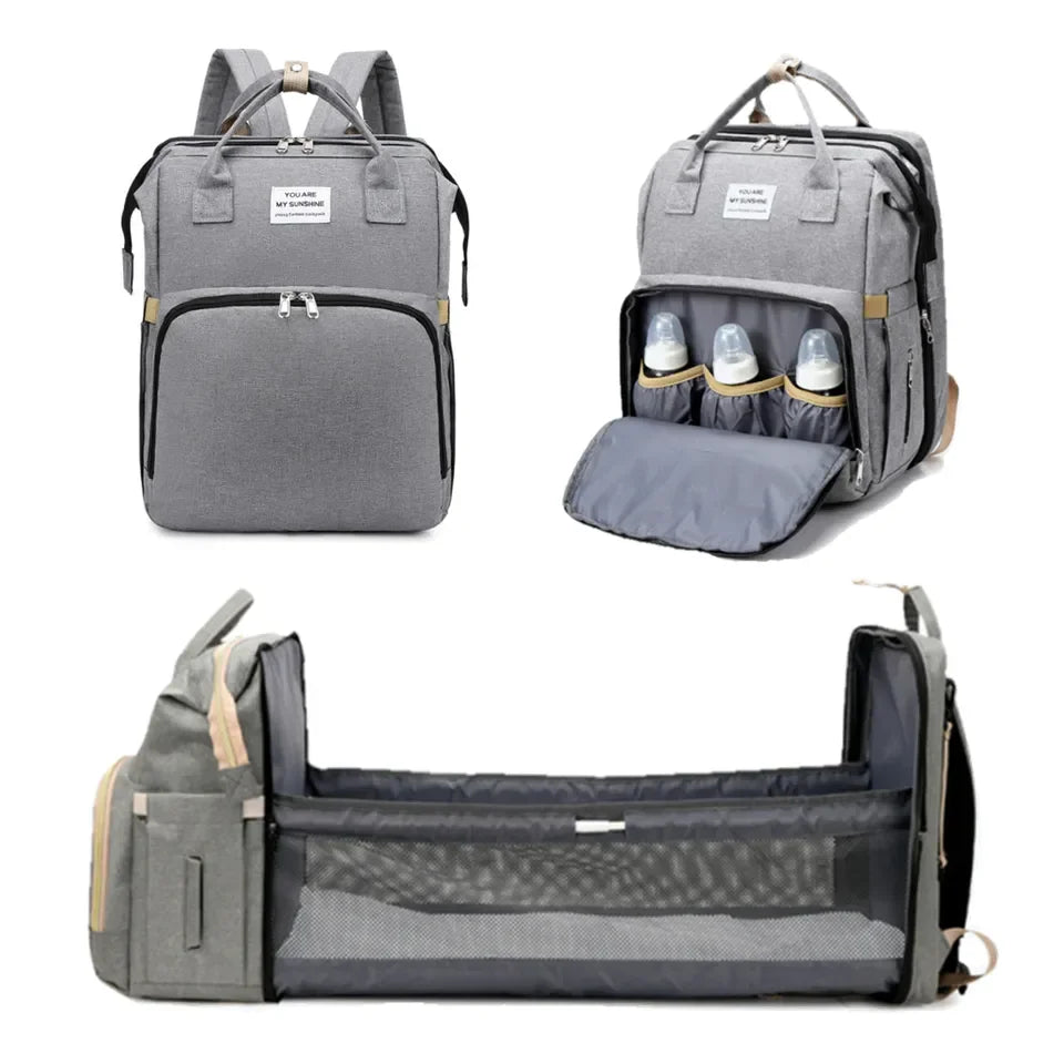 2024 Custom Baby Diaper Bag Backpack for Mom Dad Large Travel Diaper Tote Baby Bag