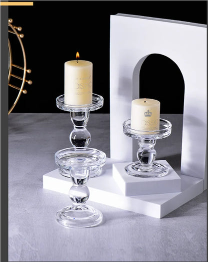 Candles Jars Glass Tall martini Glass Candle Sticker  Glass Candle Holders