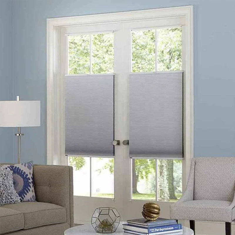 Blackout Manual Control Cordless Honeycomb Blinds for Window Inside