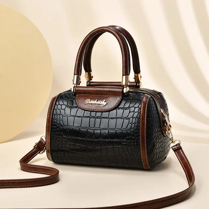 Luxury Hand Bags Ladies 2022 New Boston Women Bag Messenger Shoulders Bolsos De Mujer  Large Capacity Stone Wholesale Handbags