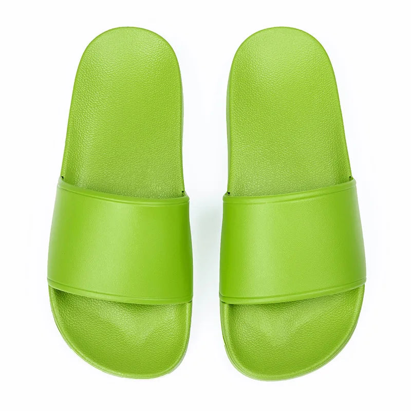 Custom Logo Anti-Slip Winter Spring Beach Slides with Open Toe Screen Printing PVC Embossed Mens' Slipper Footwear