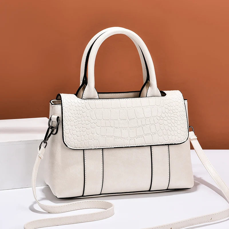 2022 New Western Style Simple Fashion Atmosphere Texture Casual PU Single Portable Shoulder Girls Crossbody Bags Ladies Handbags