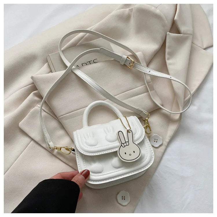 2025 Cute Fashion Cartoon PU Leather Mini Kid Purse Luxury Wallet Shoulder Bag for Girls Waterproof Portable