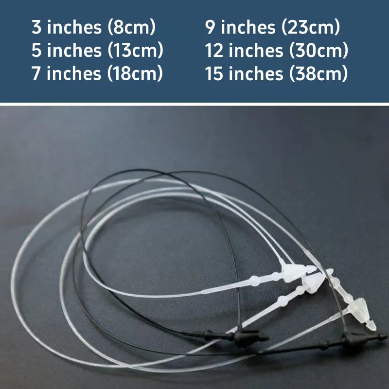 hang Tag Snap Lock Pin Security Loop hang Tag String 5 Inch Plastic Safety Black Loop Lock Tag Pin Custom Enamel Blue Metal