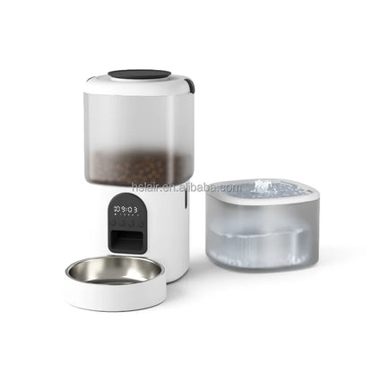 Factory 2 in 1 Video Wifi App Control Smart Pet Feeder and Water Dispenser Automatic Camera Pet Food Bowl Feeder for Dog Cat