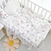 Low Price in Stock 2 Layer Bamboo Cotton Baby Muslin Dream Blanket 47*47 High Quality 100% Cotton Swaddle Muslin Blanket