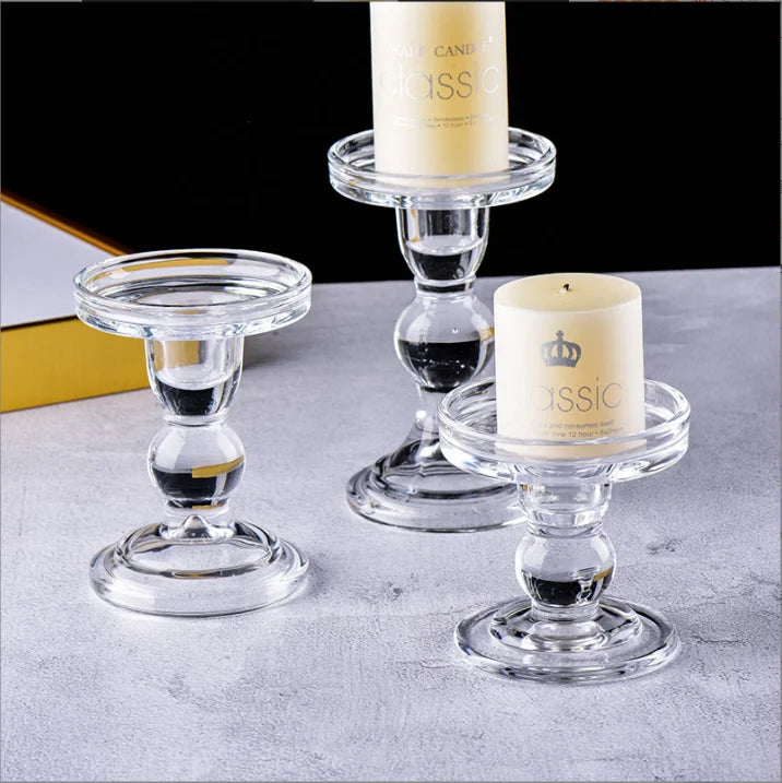 Candles Jars Glass Tall martini Glass Candle Sticker  Glass Candle Holders